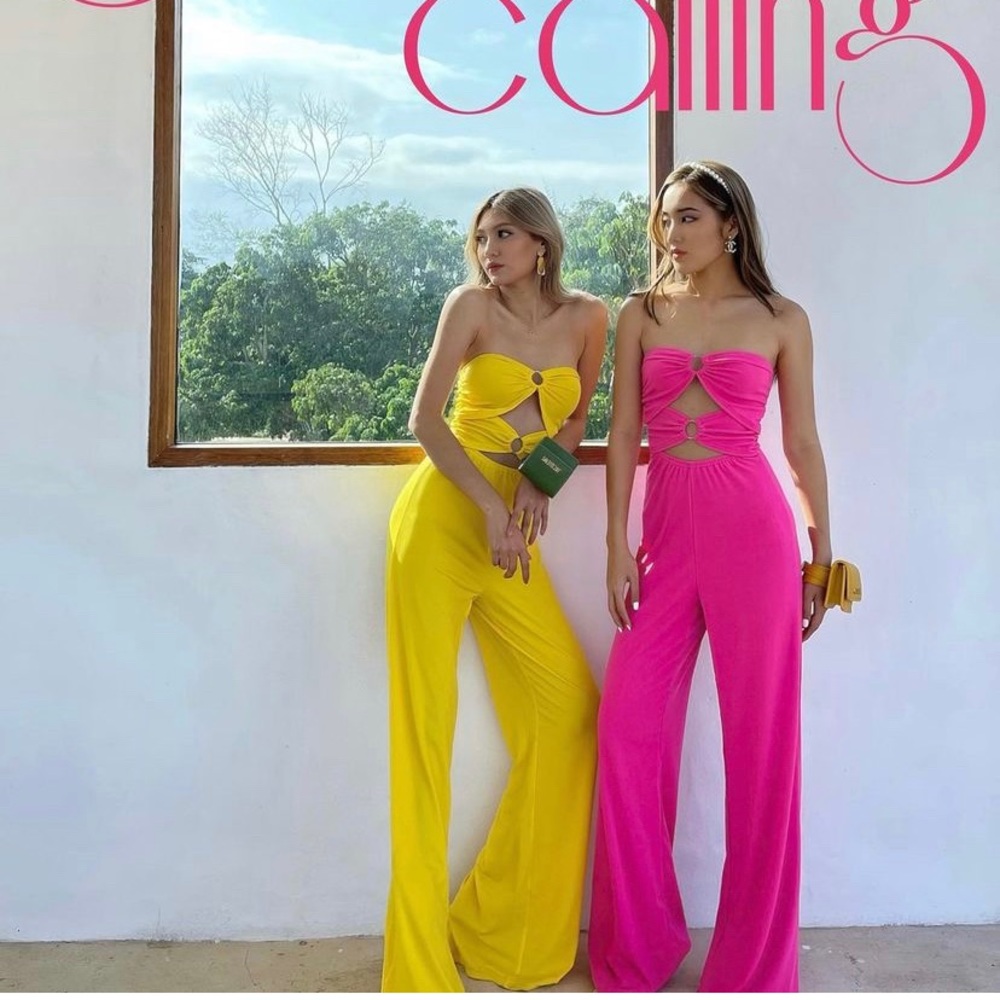 Yellow jumpsuit